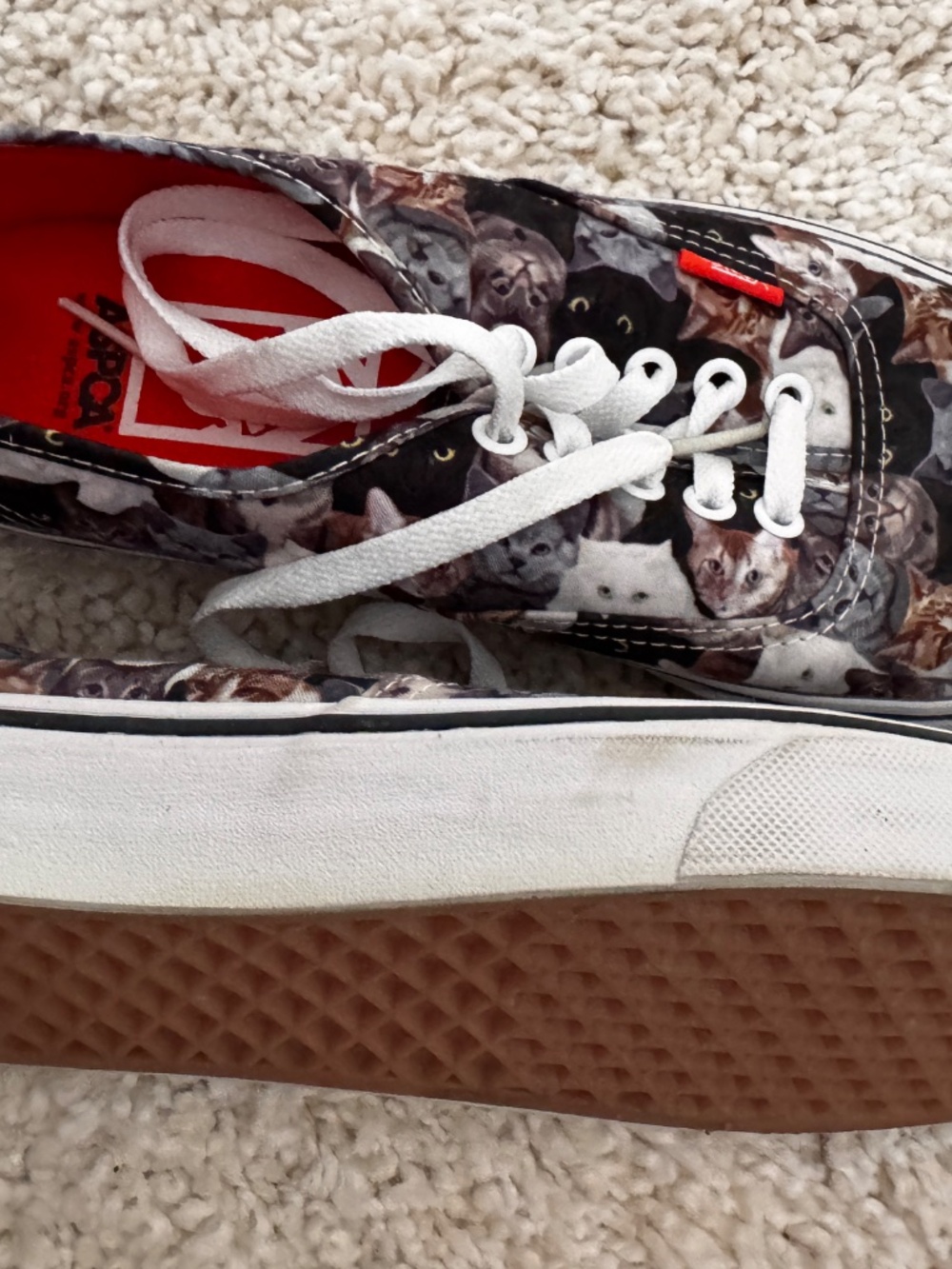VANS ASPCA Cat Sneakers WM size 9 MN size 7.5 - Picture 7 of 8